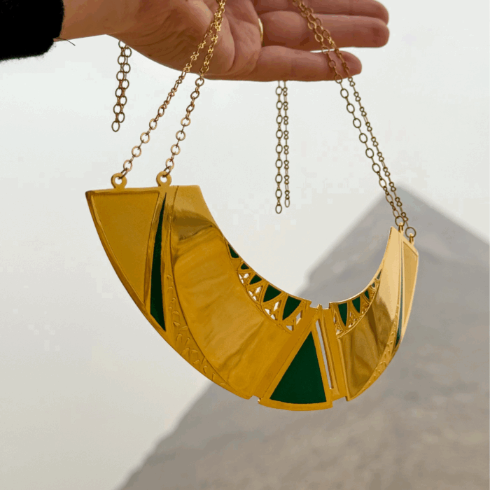 Khufu Choker Emerald