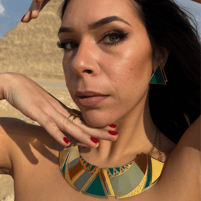 Khufu Choker Emerald