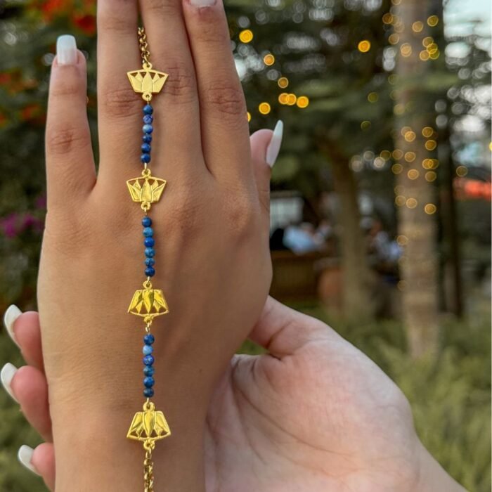 Lazuli Lotus bracelet