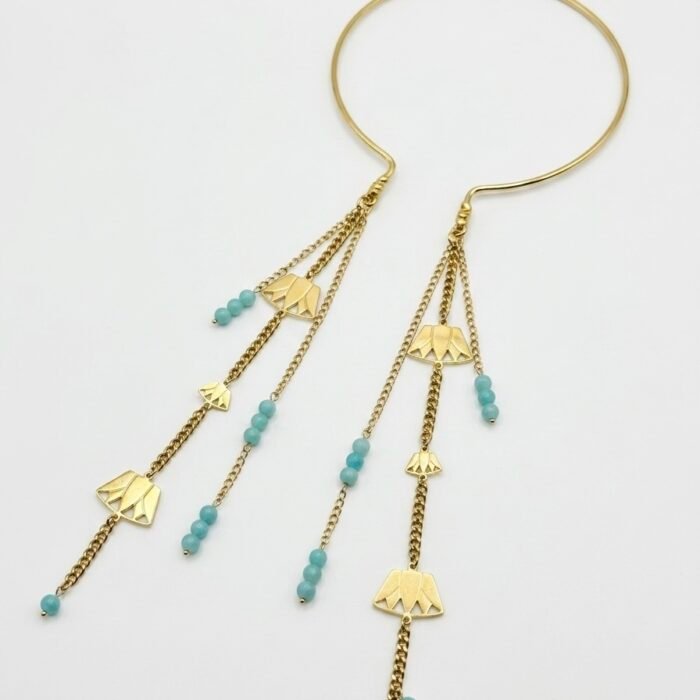Amazonite Lily Choker